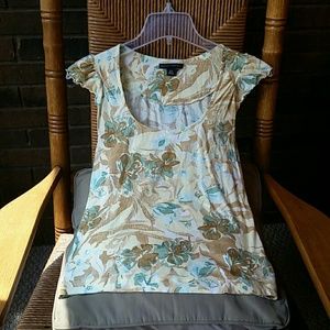 Banana Republic floral top, size S/P